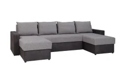 Staffin 4-sits Hörnbäddsoffa Light grey/Dark grey