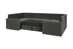 Staffin 4-sits Hörnbäddsoffa Dark grey