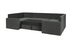 Staffin 4-sits Hörnbäddsoffa Light grey/Dark grey