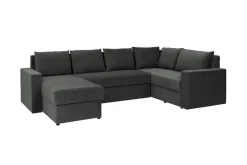 Staffin 4-sits Hörnbäddsoffa Dark grey