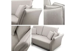 Staffin 3-sits Hörnbäddsoffa Dark grey