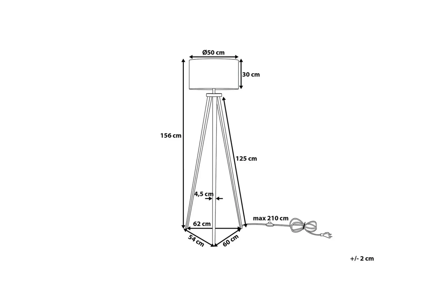 Stiletto Golvlampa 156 cm