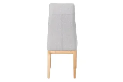 Stol PRESTON 46x585xH102cm grått tyg