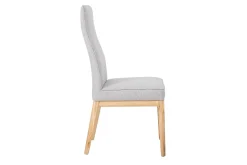Stol PRESTON 46x585xH102cm grått tyg