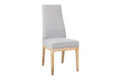 Stol PRESTON 46x585xH102cm grått tyg