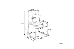 Stol Set Om 2 St Kiron