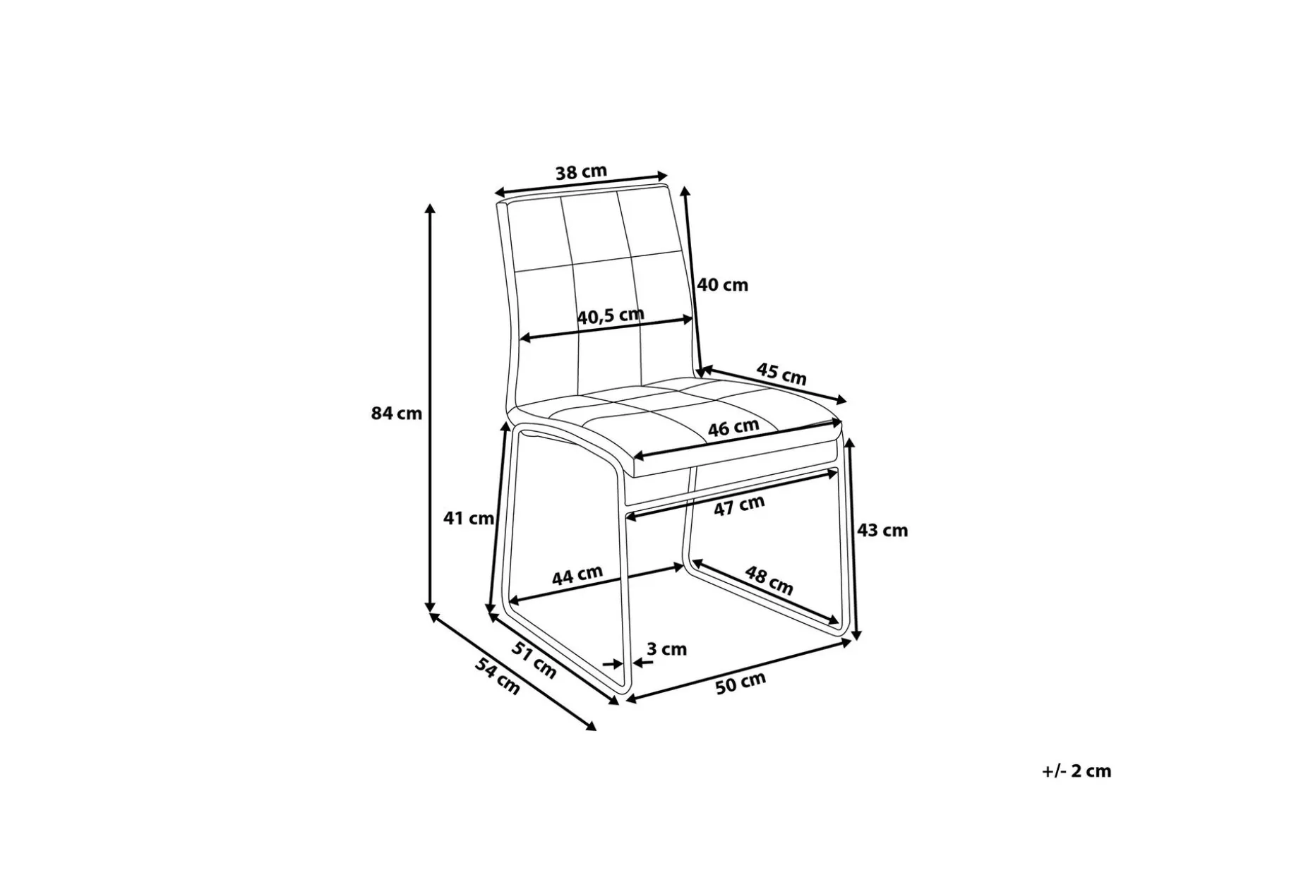 Stol Set Om 2 St Kiron