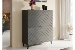Strontian Highboard Scandinavian Choice Graphite