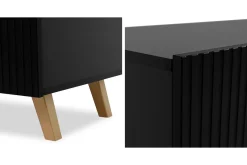 Strontian Möbelset För Vardagsrum Scandinavian Choice Black