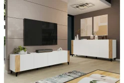 Strontian Tv-skåp 201 cm Scandinavian Choice White