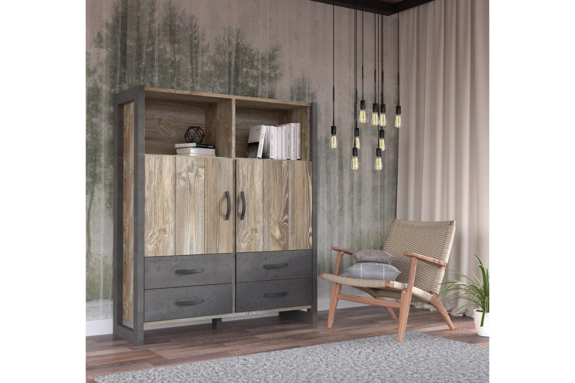 Strumica Highboard 44x130 cm