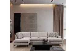 Svanabyn Soffa m. Divan och Schäslong 4-sits