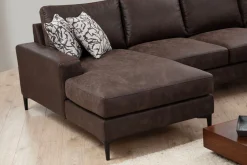 Svanabyn Soffa m. Divan och Schäslong 4-sits
