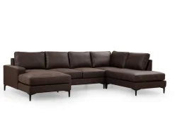 Svanabyn Soffa m. Divan och Schäslong 4-sits
