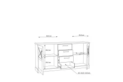 Svetis Sideboard 42x183 cm