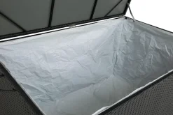 Sydney vattentät dynbox Large utomhus - Dynlåda i konstrotting (B140xD80xH90 cm)