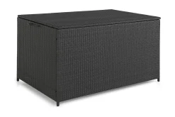 Sydney vattentät dynbox Large utomhus - Dynlåda i konstrotting (B140xD80xH90 cm)