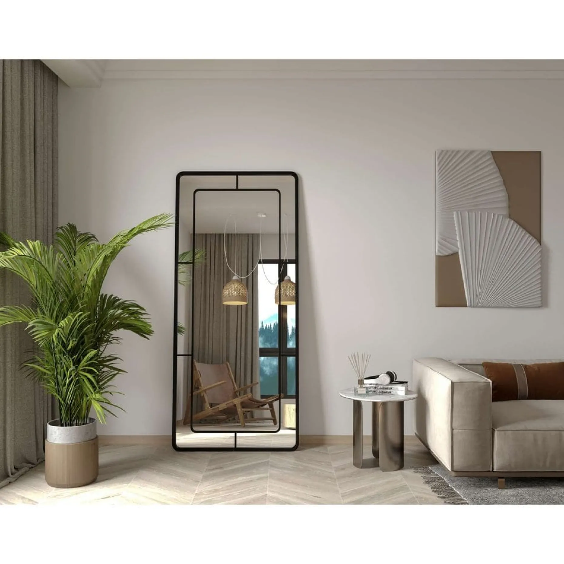 Sylron Golvspegel 80x180 cm