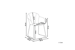 Sylvala Matstol 2-pack