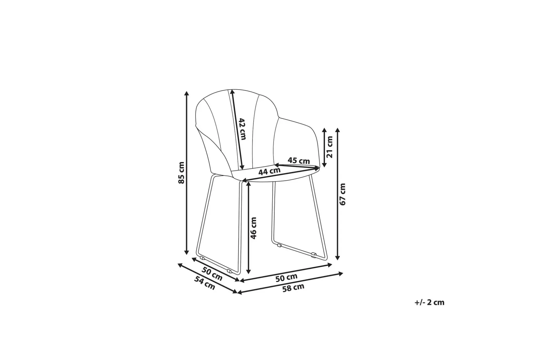 Sylvala Matstol 2-pack