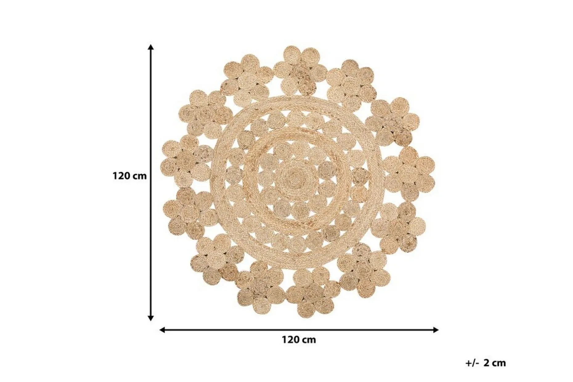 Szypowski Matta Slätvävd Rund 120 cm