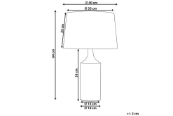 Tabarca Bordslampa 64 cm E27