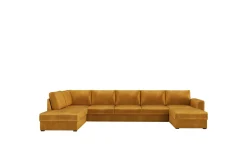 Taberk Soffa med Divan och Schäslong 5-sits