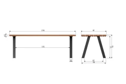 Tablo Matbord 210 cm