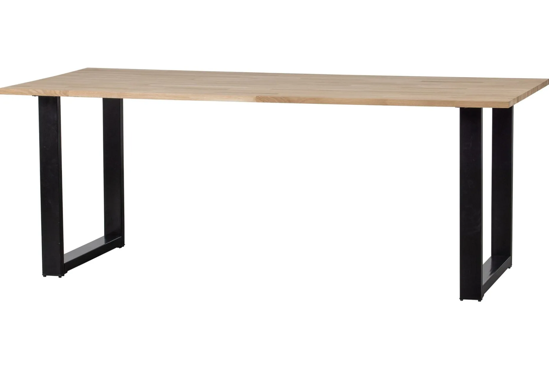 Tablo Matbord U-Formade Ben 220 cm Obehandlat