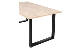 Tablo Matbord U-Formade Ben 220 cm Obehandlat