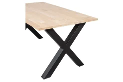 Tablo Matbord X-Formade Ben 160 cm Obehandlat