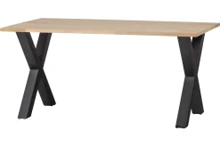 Tablo Matbord X-Formade Ben 160 cm Obehandlat