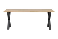 Tablo Matbord X-Formade Ben 220 cm Obehandlat