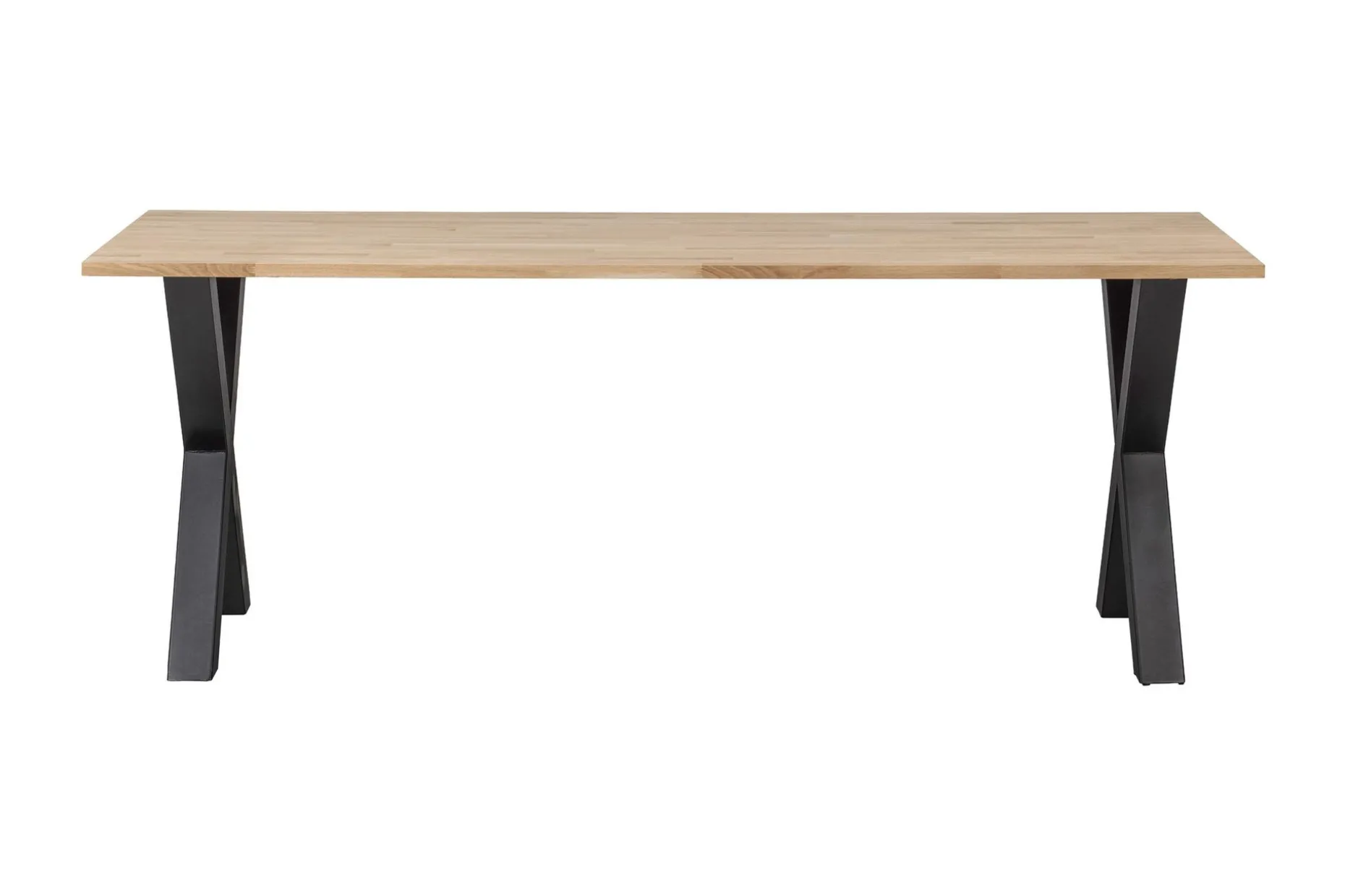 Tablo Matbord X-Formade Ben 220 cm Obehandlat