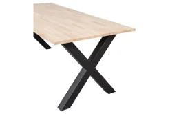 Tablo Matbord X-Formade Ben 220 cm Obehandlat