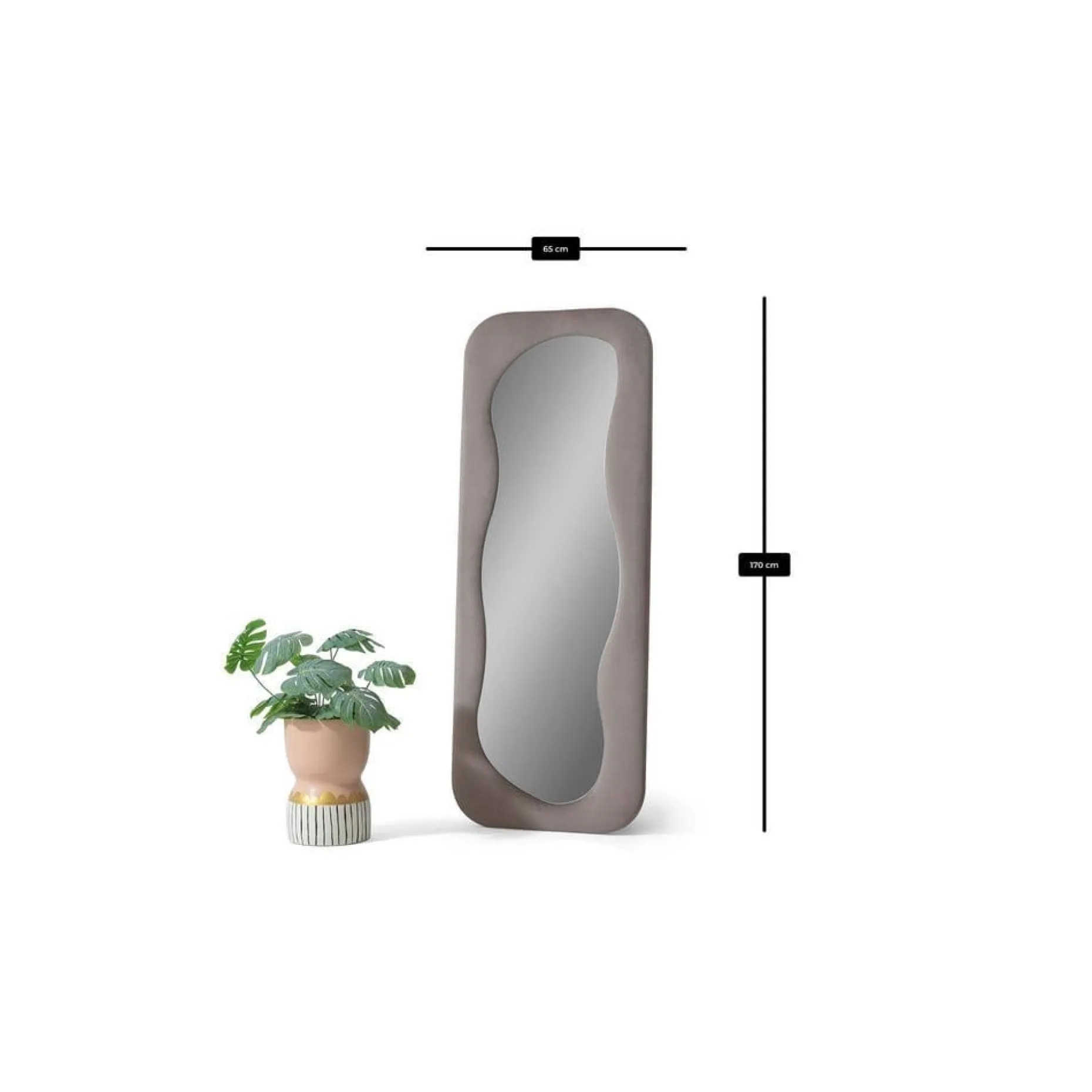 Taharoa Golvspegel 65x170 cm