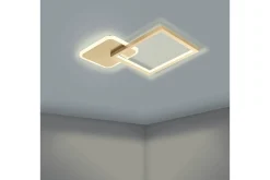 Taklampa Eglo Gafares Kvadrat Guldfärgad/Vit