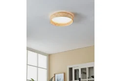 Taklampa Eglo Luppineria Ø380 mm Vit Brun