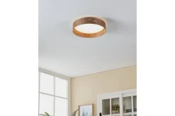 Taklampa Eglo Luppineria Ø380 mm Sandfärgad, Vit Brun
