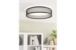 Taklampa Eglo Luppineria Ø385 mm Svart Vit