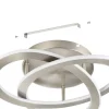 Taklampa Eglo Rolimare Nickel-Matt/Vit
