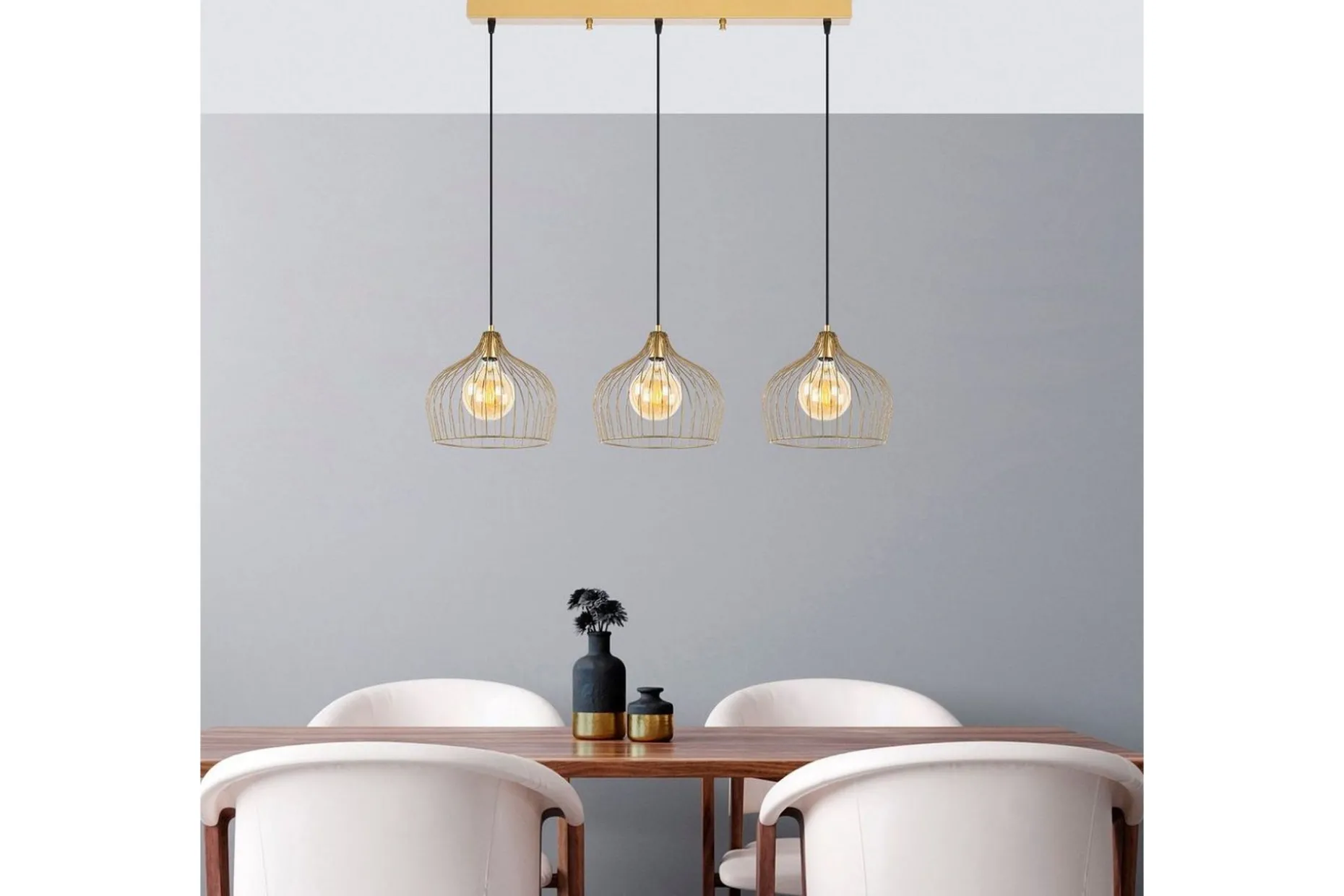 Taklampa Meron Shiny Gold Horizontal