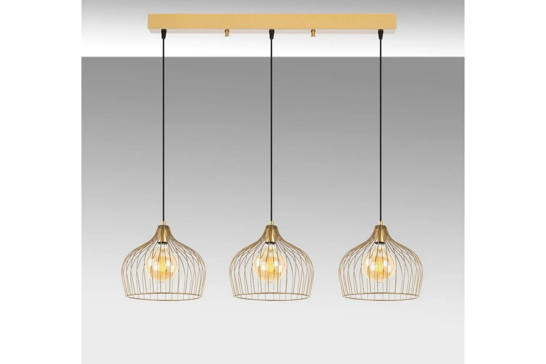 Taklampa Meron Shiny Gold Horizontal