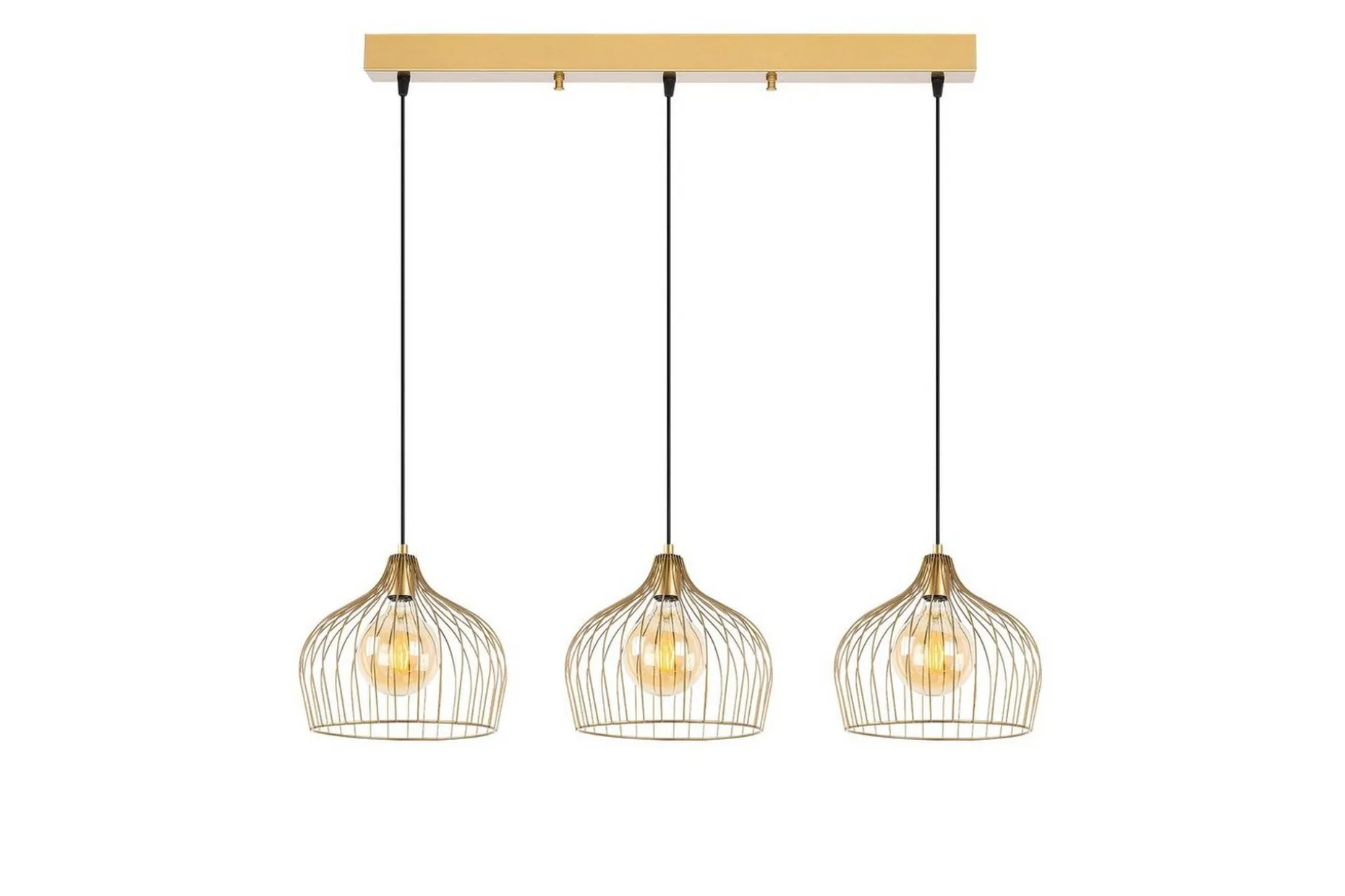 Taklampa Meron Shiny Gold Horizontal