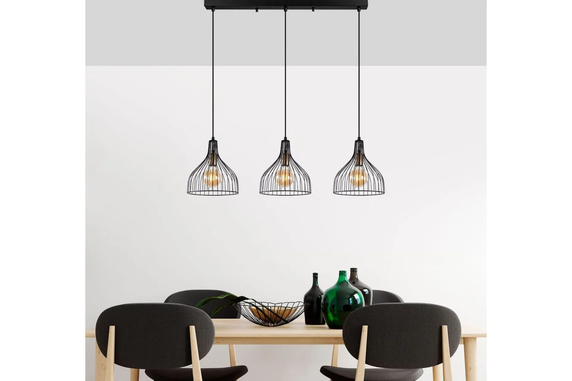 Taklampa Talnor Horizontal Three