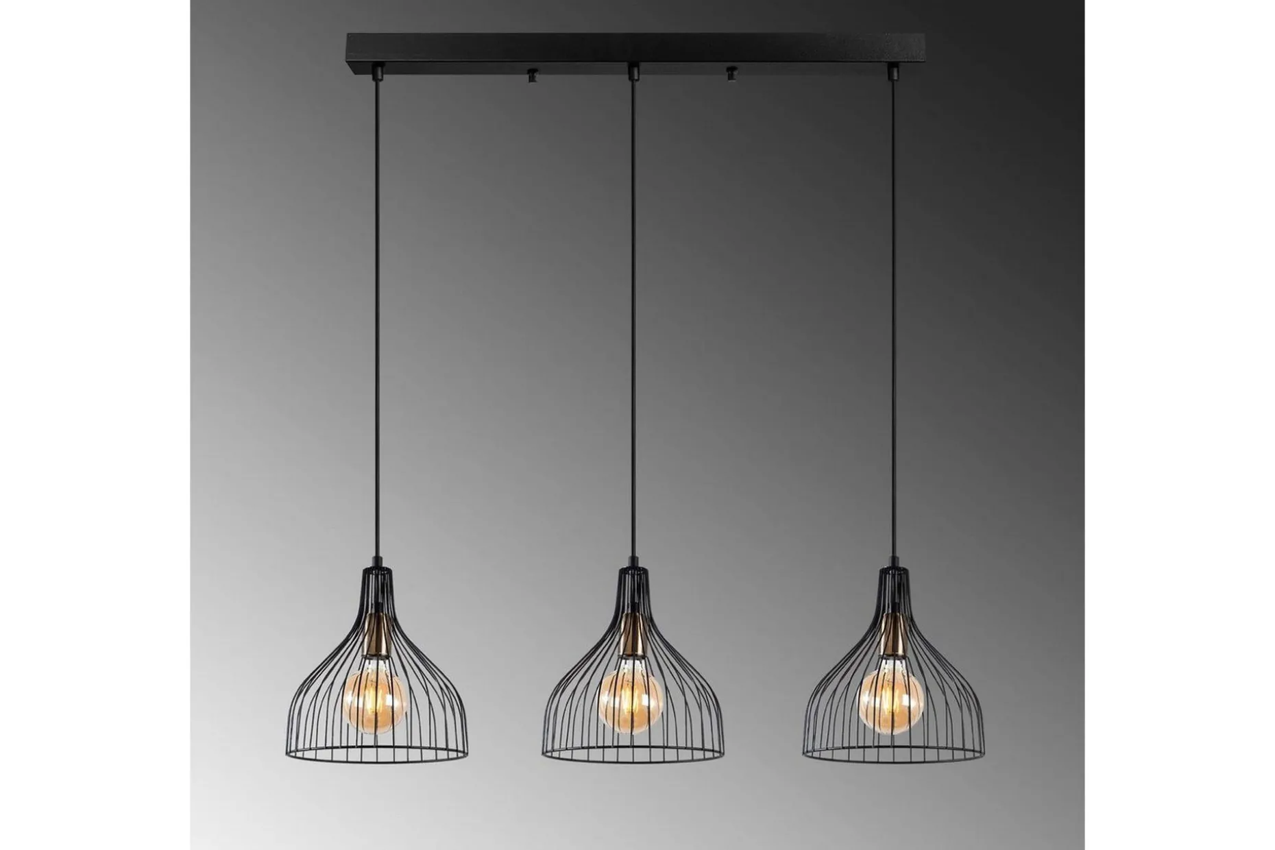 Taklampa Talnor Horizontal Three