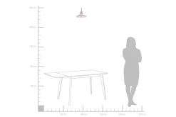 Taklampa Torre 26 cm