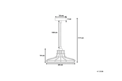 Taklampa Torre 26 cm