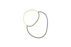 Taklampa TRIO Rise 77 cm, Svart/guld