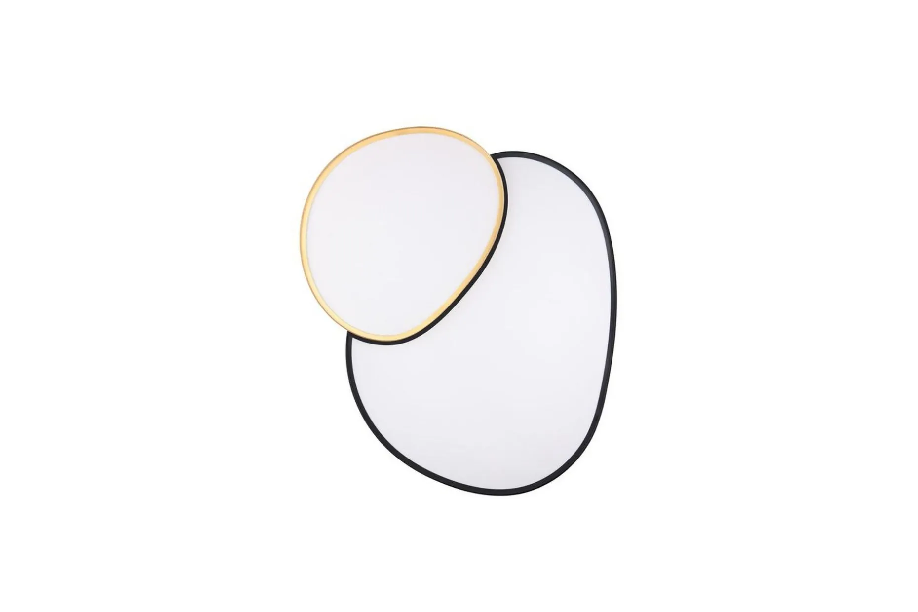 Taklampa TRIO Rise 77 cm, Svart/guld